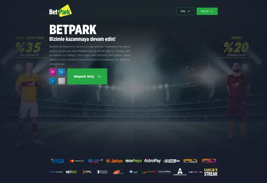Betpark ekran görüntüsü